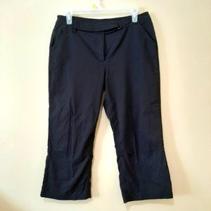 MEC Black Adjustable Waist Capris